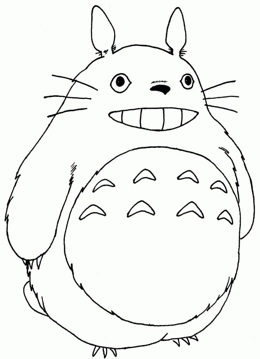 Totoro zum Ausdrucken für Kinder