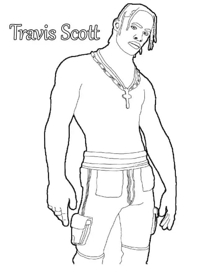 Travis Scott kostenlos zeichnen