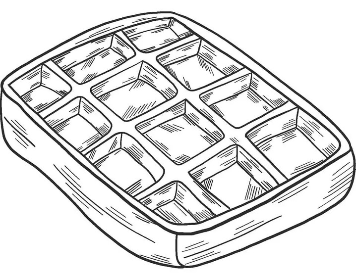 Waffeln kostenlos zum Ausdrucken