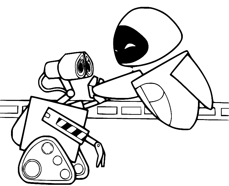 Wall-E-Bild zeichnen