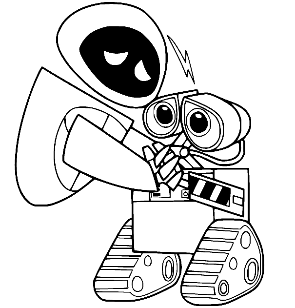 Wall-E einfach für Kinder