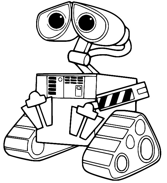 Wall-E kostenlos ausdrucken