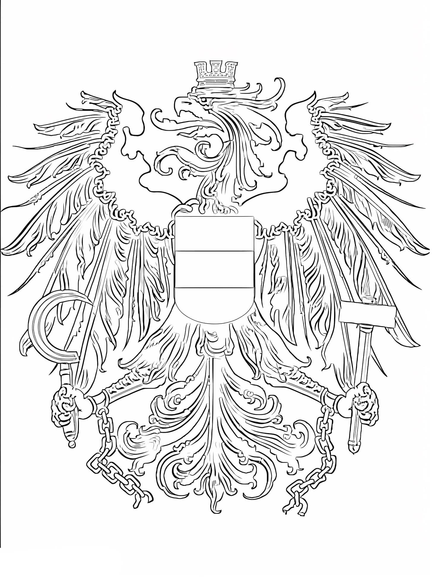 Wappen zeichnen Austria