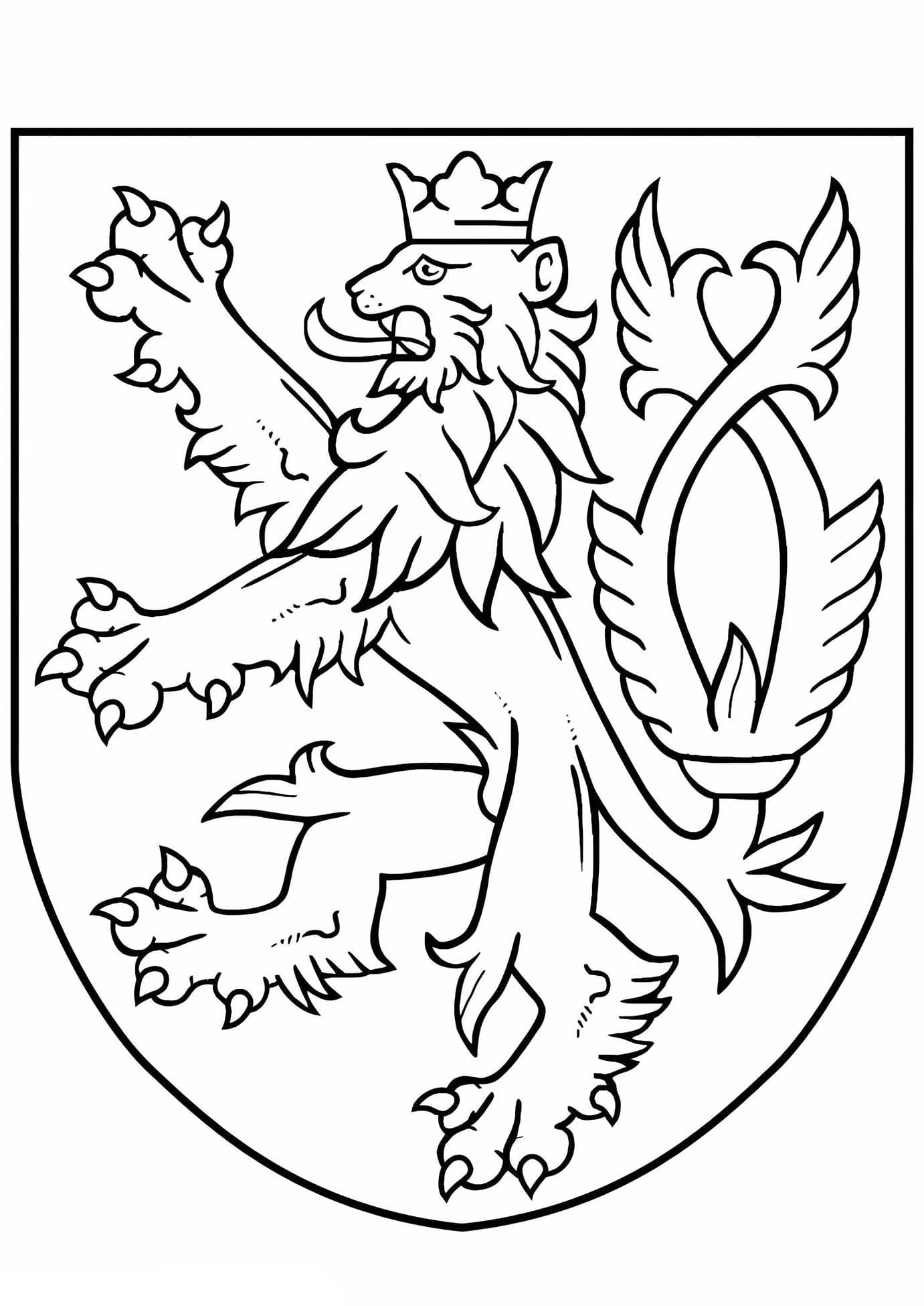 Wappen zeichnen Czech