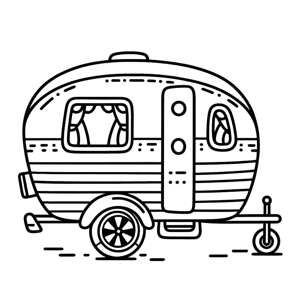 Wohnwagen zum Ausdrucken