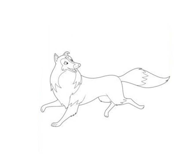 Zeichne Lassie 1