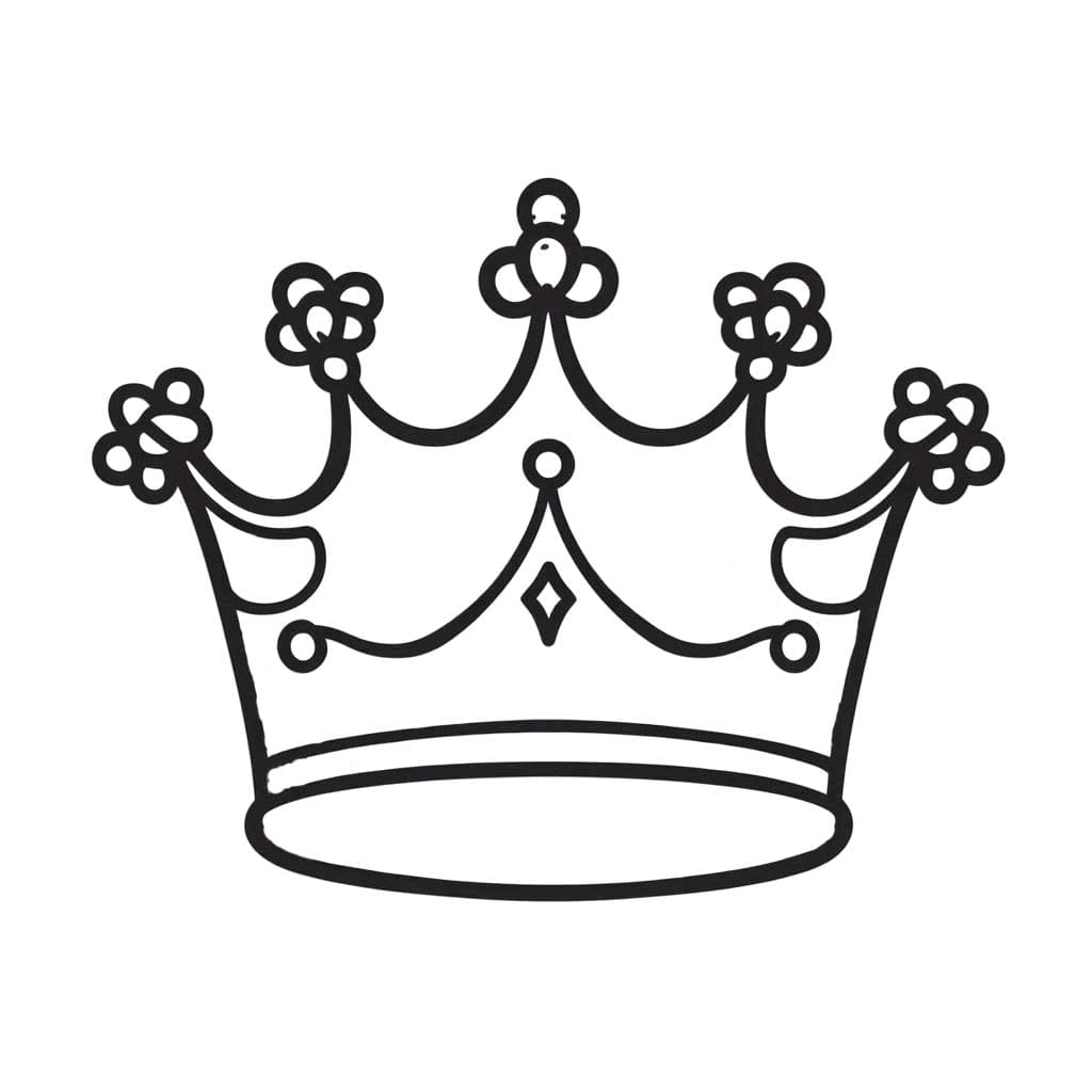 Zeichne eine Krone 2