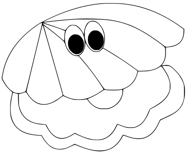 Zeichnen Muscheln leicht