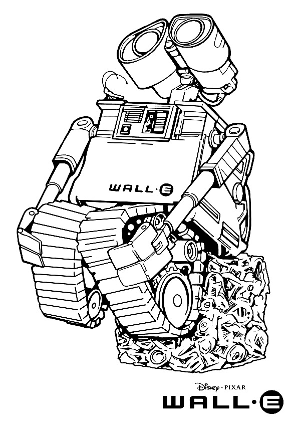 Zeichnen Sie Wall-E für Kinder