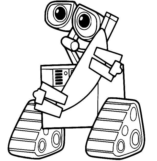 Zeichnen Wall-E leicht für Kinder