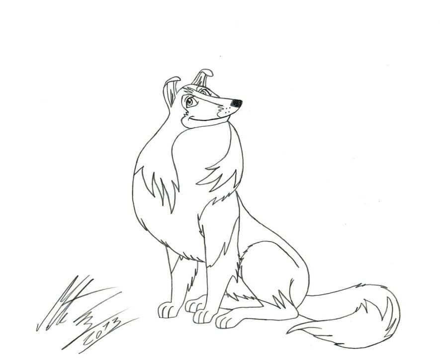 Zum Ausdrucken Lassie
