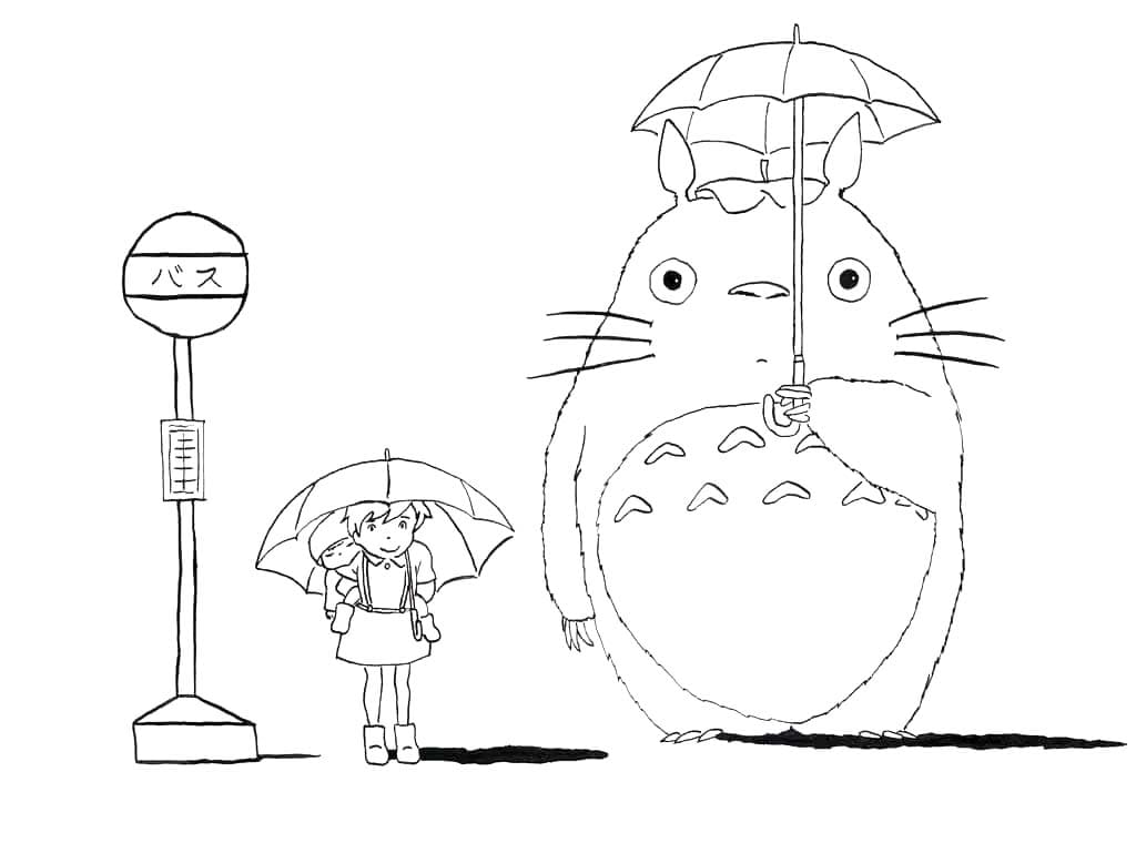Zum Ausdrucken Totoro