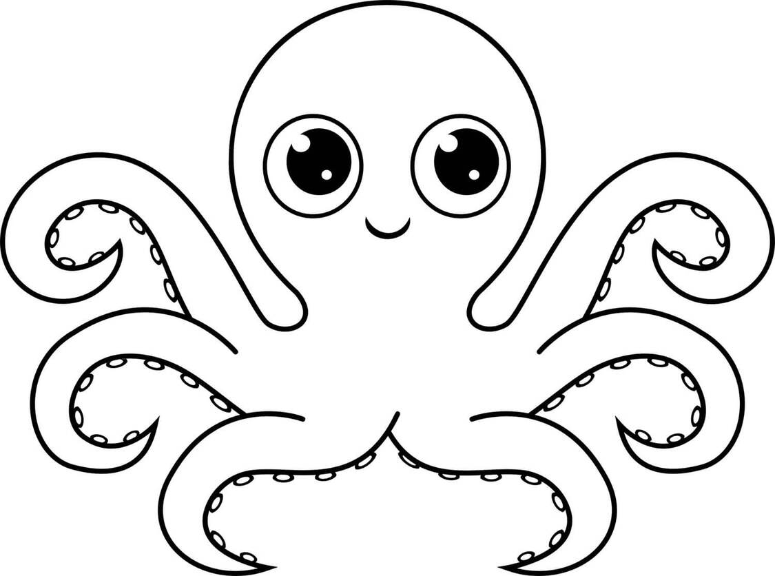 Bild Oktopus druckbar