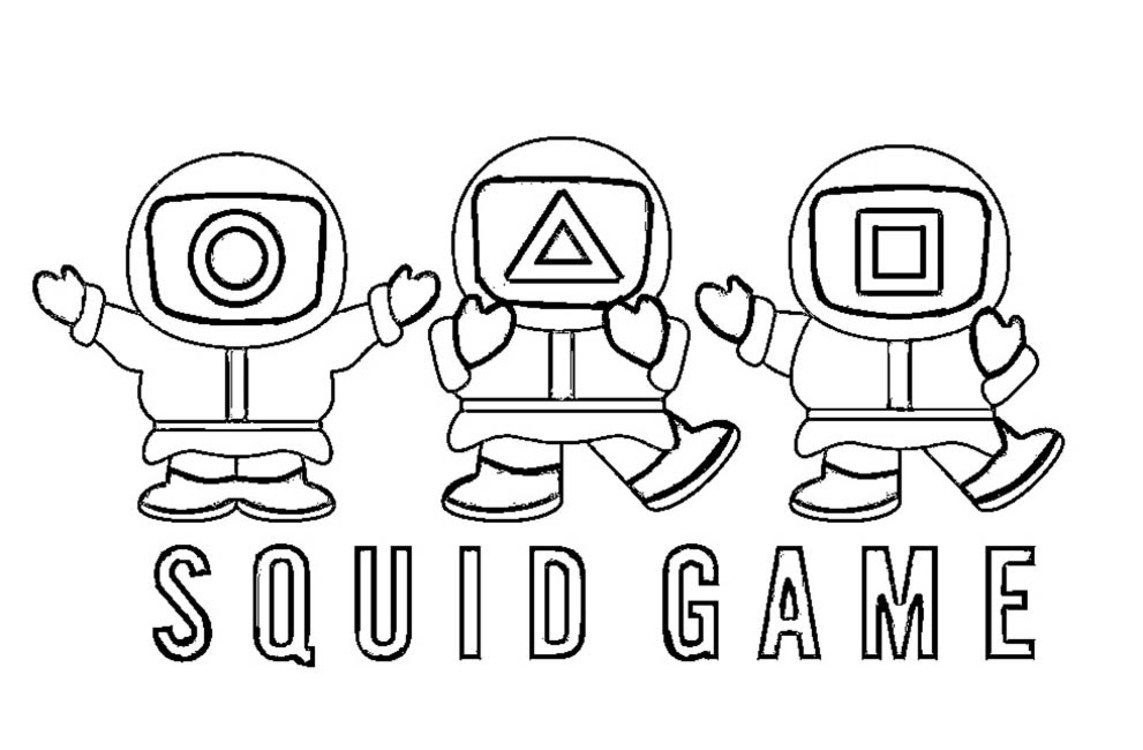 Druckbar Squid Game