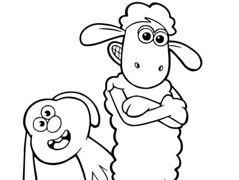 Frei Shaun das Schaf druckbar