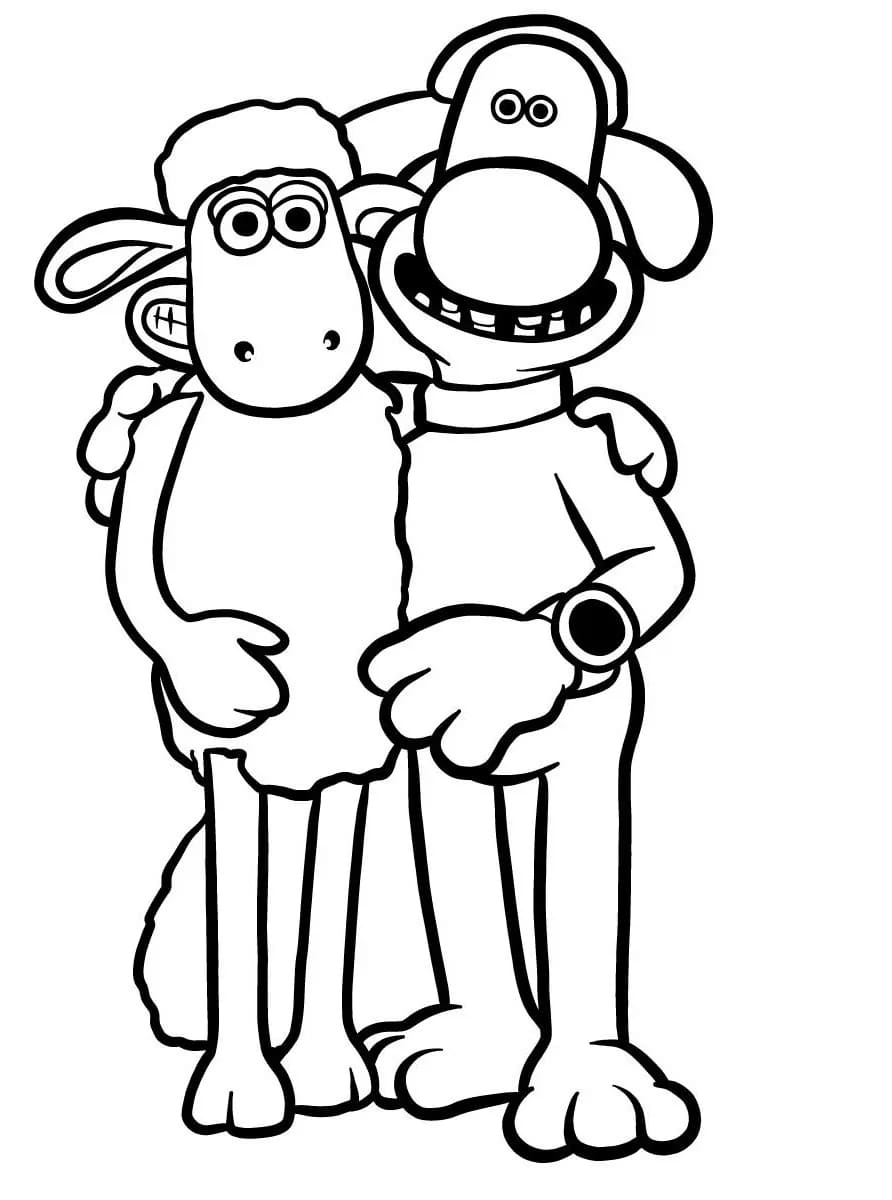 Frei Shaun das Schaf glücklich