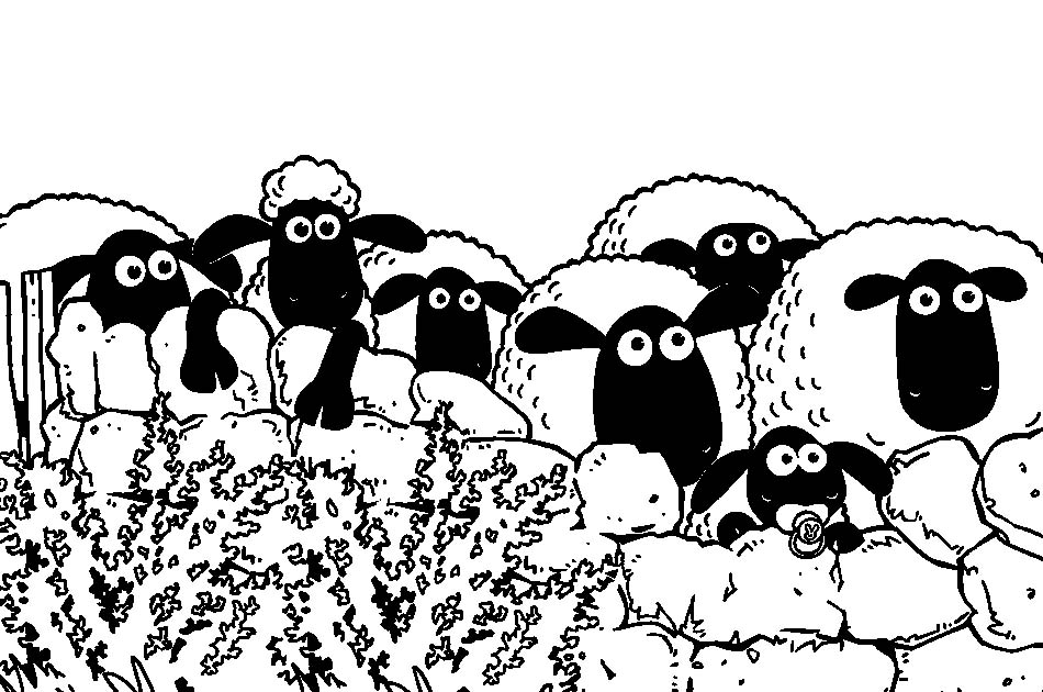 Frei Shaun das Schaf schlicht