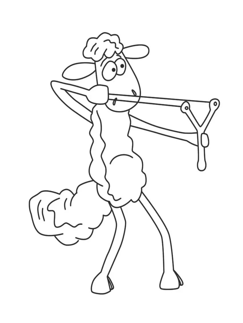 Frei Shaun das Schaf zum Ausdrucken für Kinder