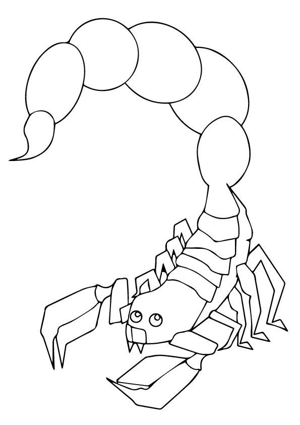 Kostenlos druckbar Skorpion