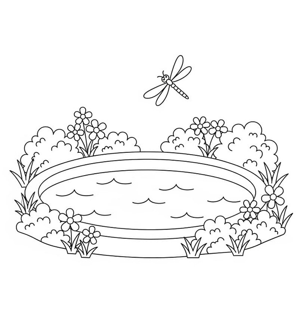 Schwimmbad kostenlos druckbar