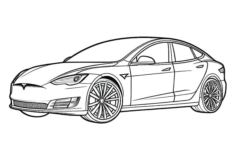 Tesla Druck zeichnen