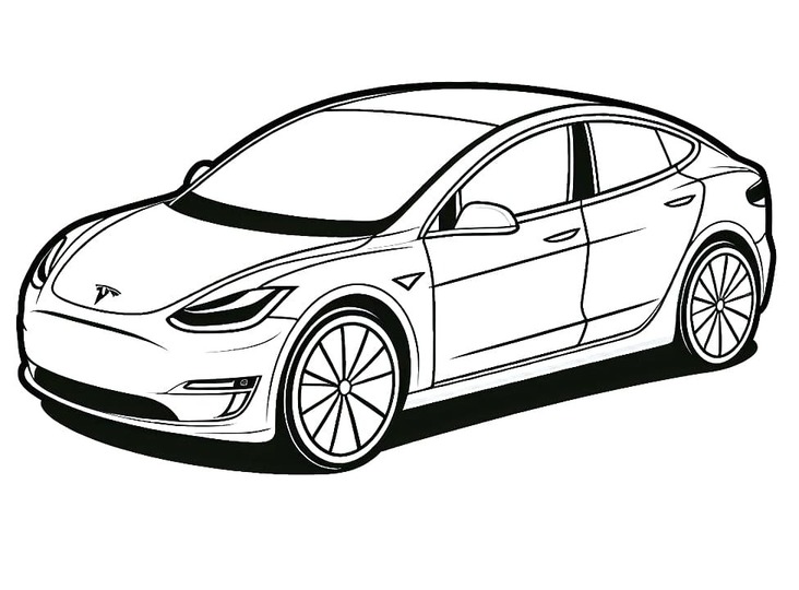 Tesla normal zeichnen