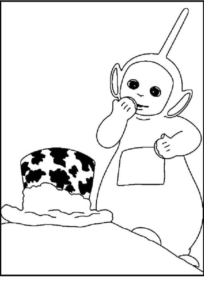 Zeichne Dipsy in Teletubbies