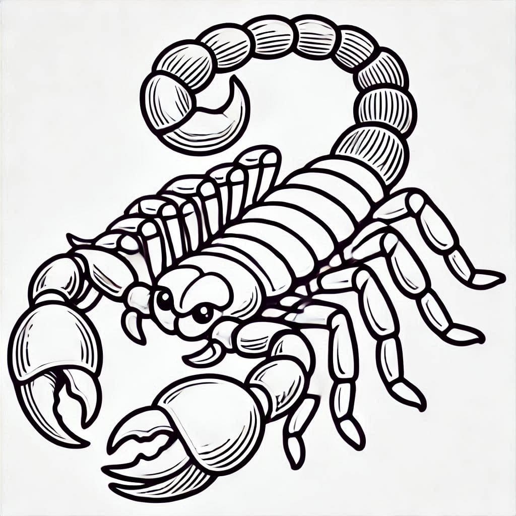 Zeichne Skorpion 2