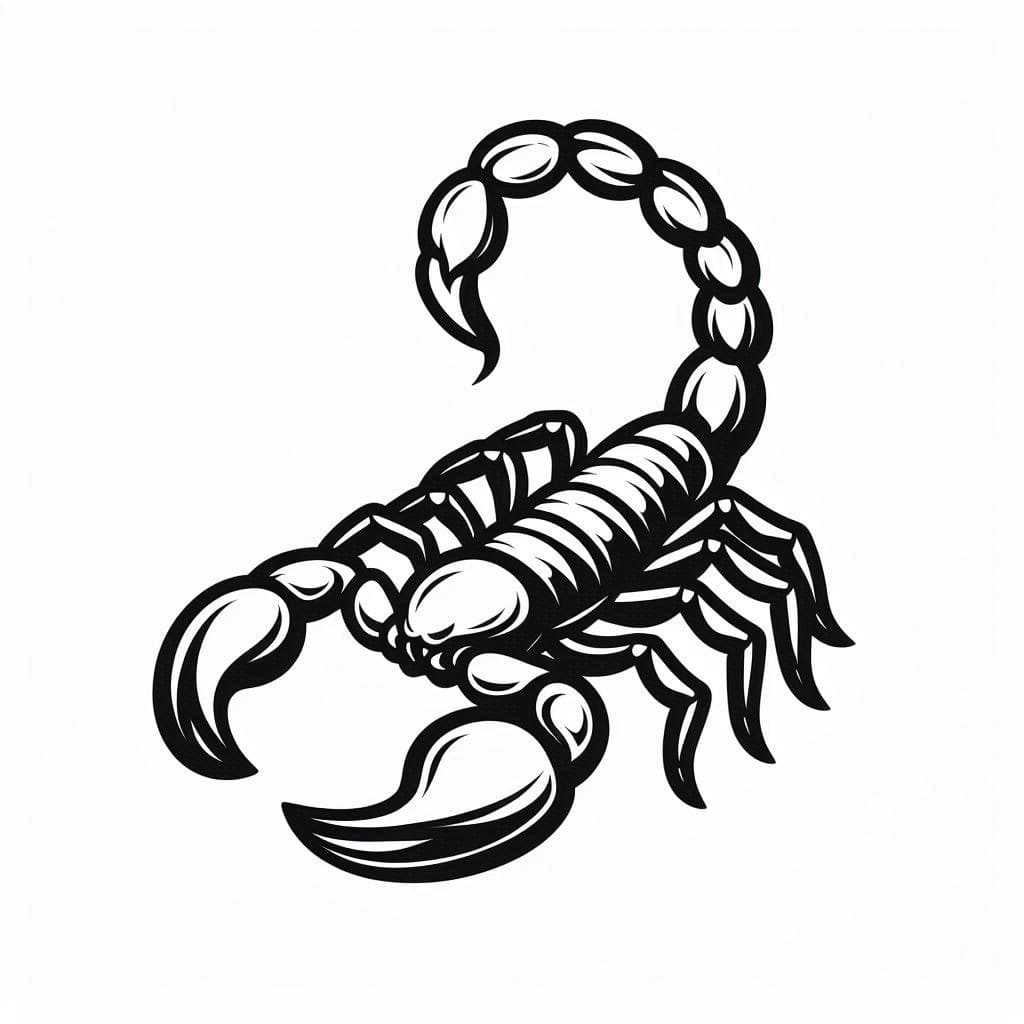 Zeichne Skorpion 3