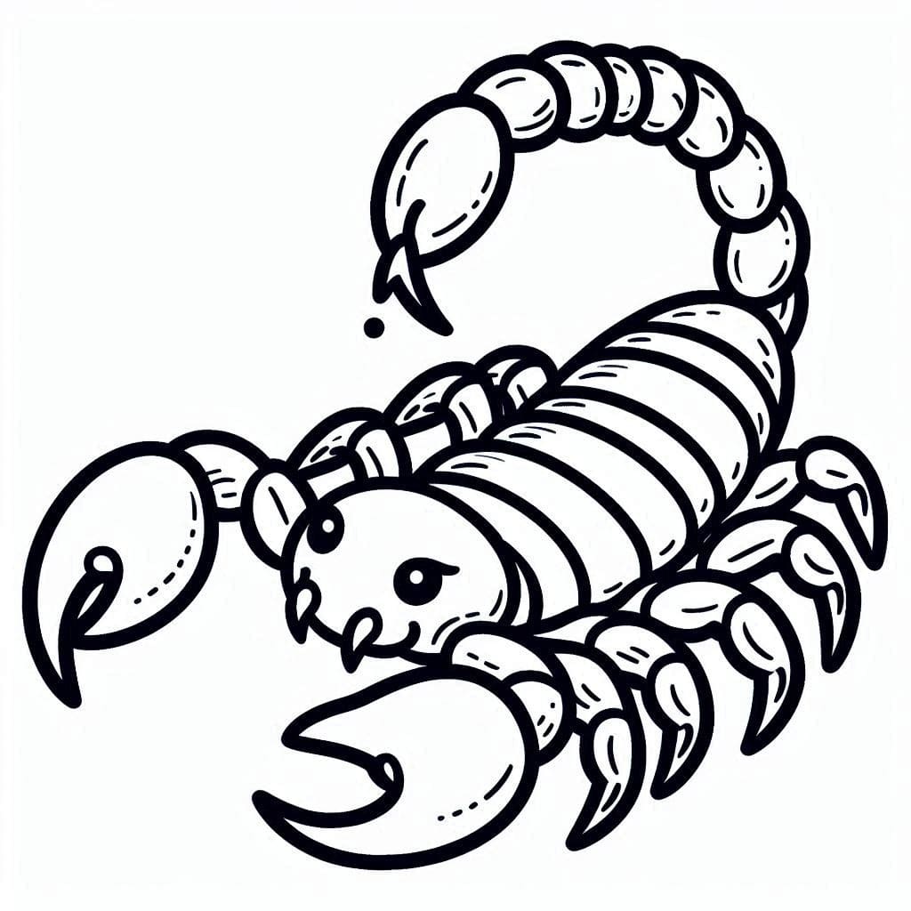 Zeichne Skorpion 4