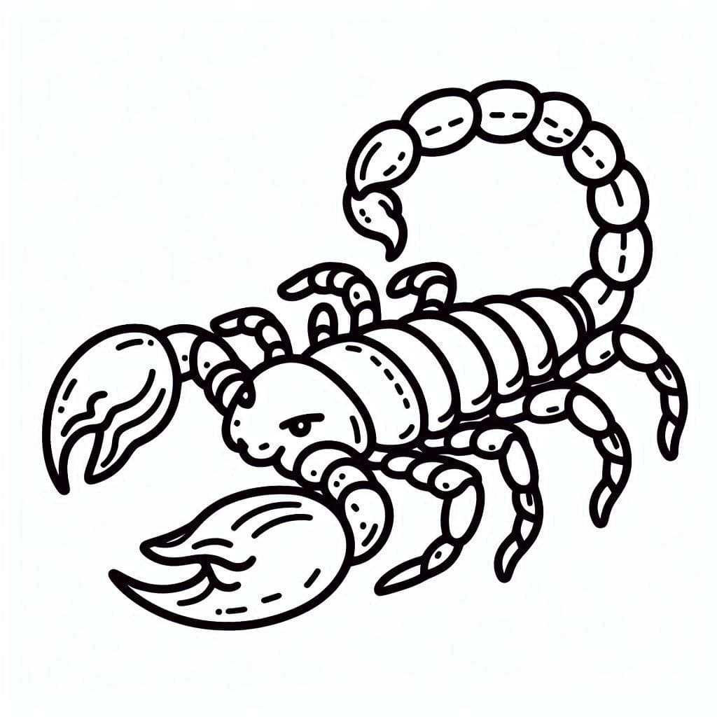 Zeichne Skorpion 6