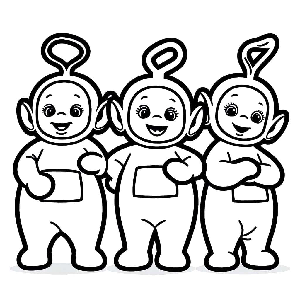 Zeichne Teletubbies 3