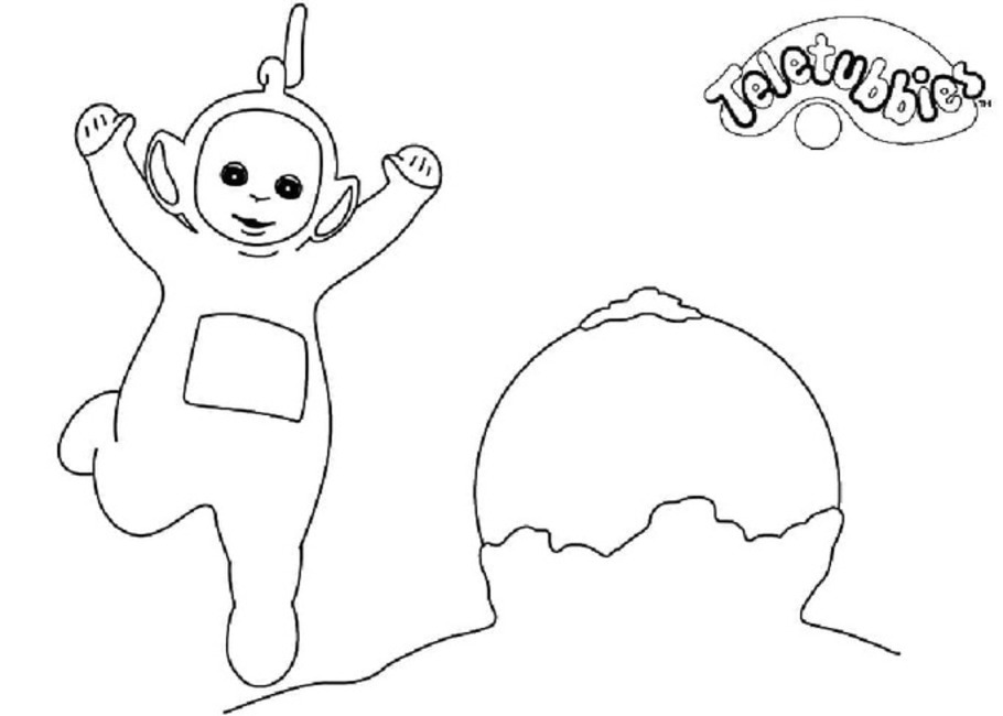 Zeichne Teletubbies Laa-Laa
