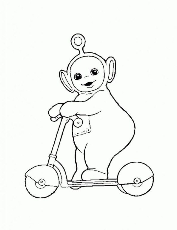 Zeichne Teletubbies Po