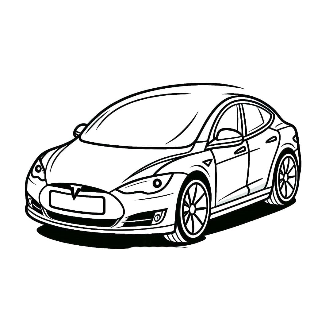 Zeichne Tesla 1