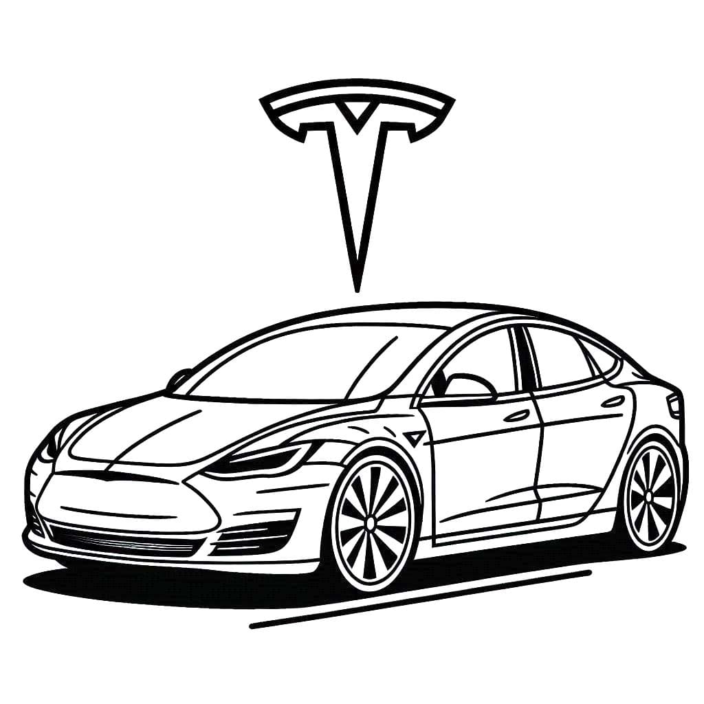 Zeichne Tesla 4