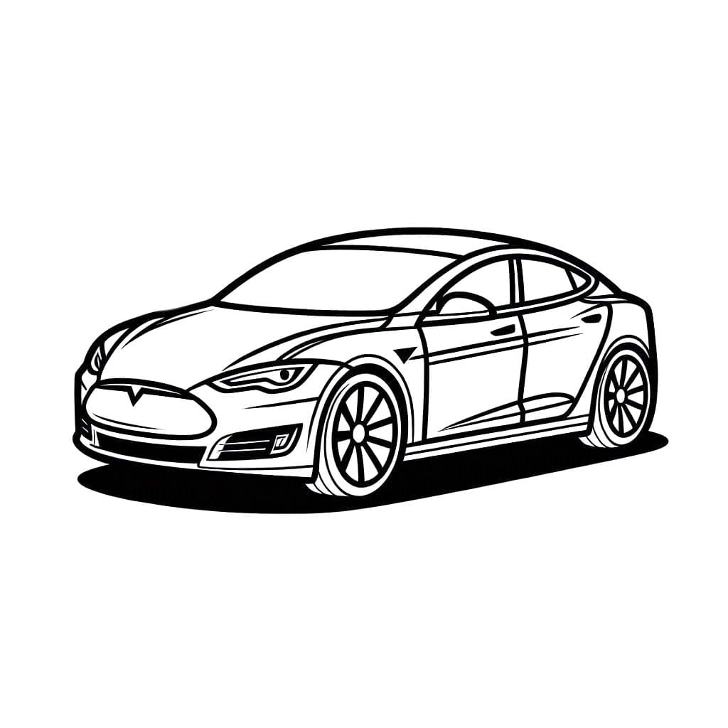 Zeichne Tesla 5