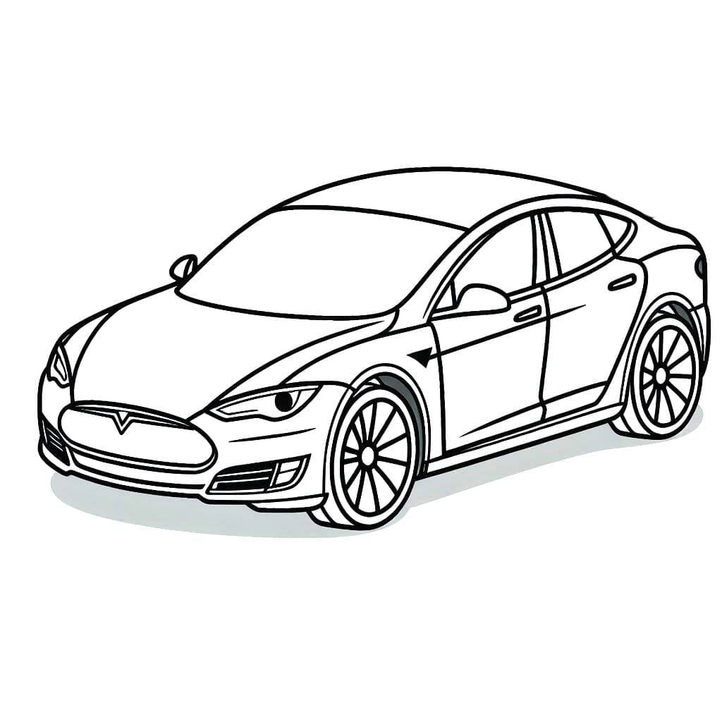Zeichne Tesla 6