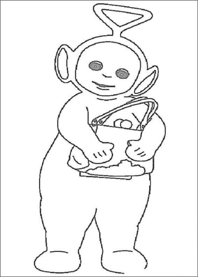 Zeichne Tinky Winky in Teletubbies