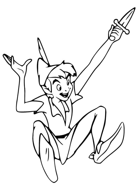 Zeichne den erstaunlichen Peter Pan