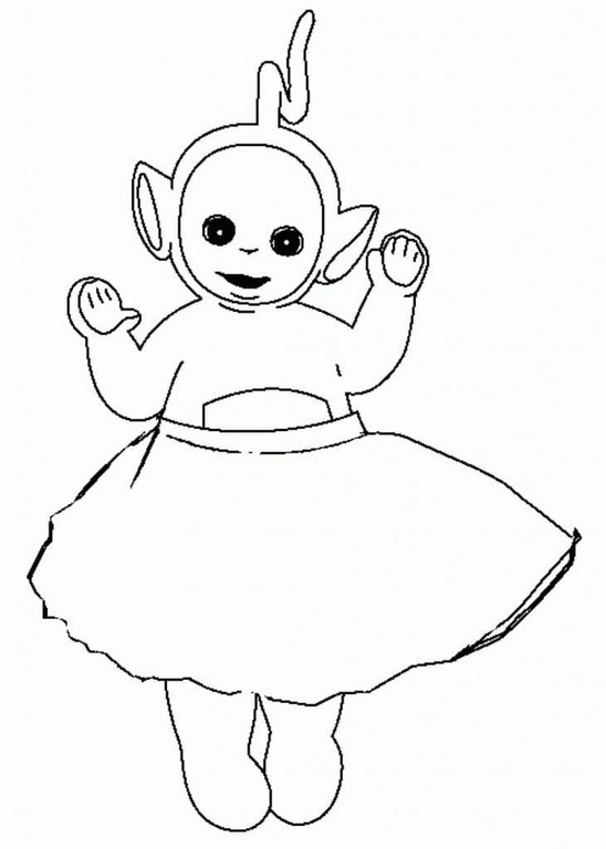 Zeichne entzückende Laa-Laa Teletubbies