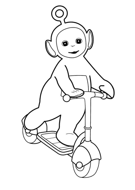 Zeichne entzückende Po Teletubbies