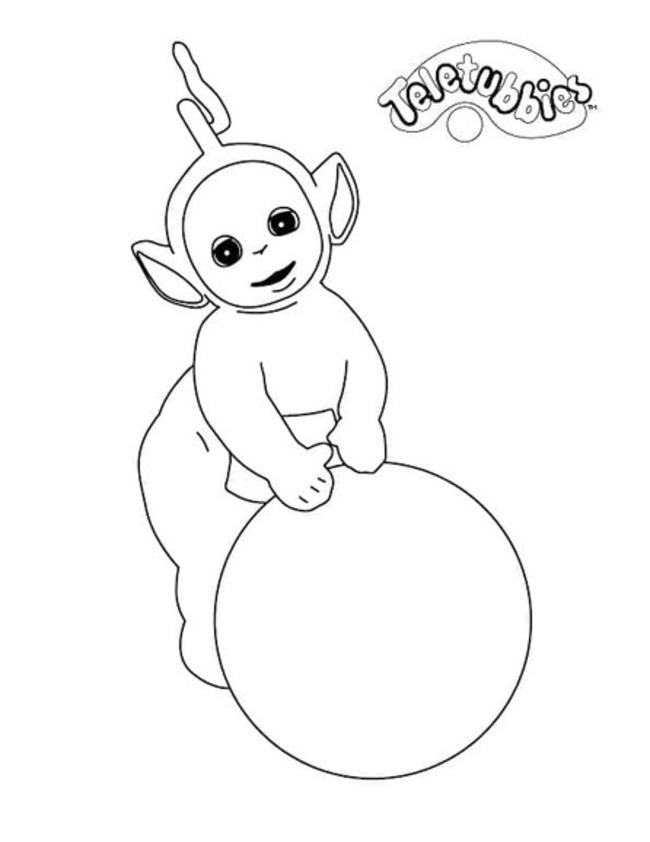 Zeichne freundliche Laa-Laa Teletubbies
