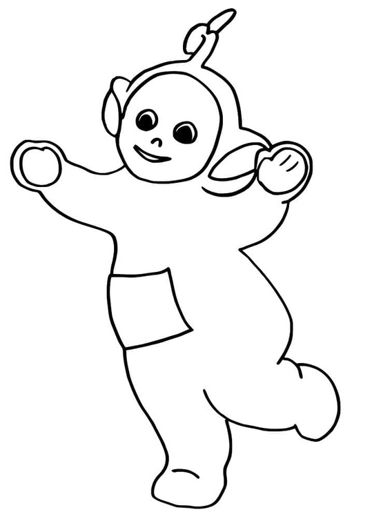 Zeichne fröhliche Laa-Laa Teletubbies