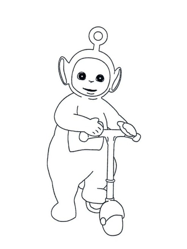 Zeichne süße Po Teletubbies