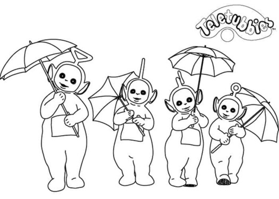 Zeichne süße Teletubbies