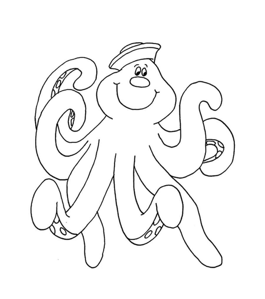 Zeichnen Oktopus kostenlos