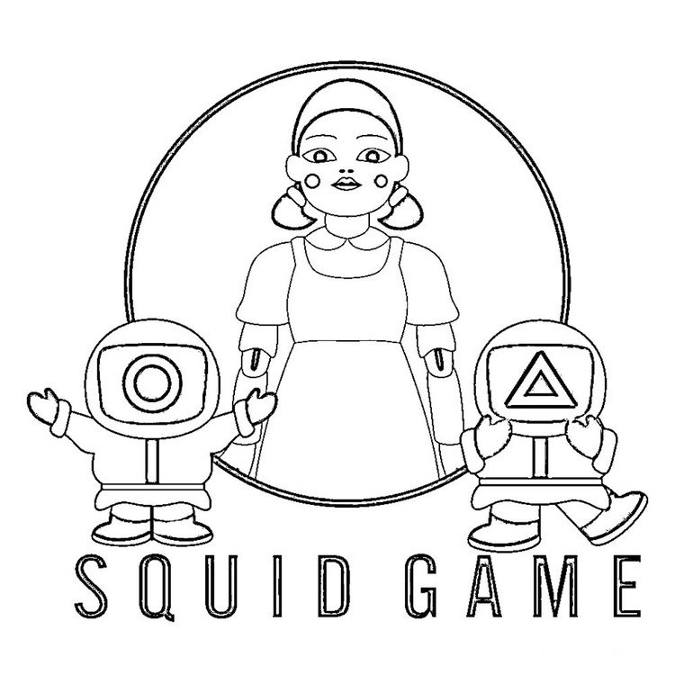 Zeichnen Squid Game 3