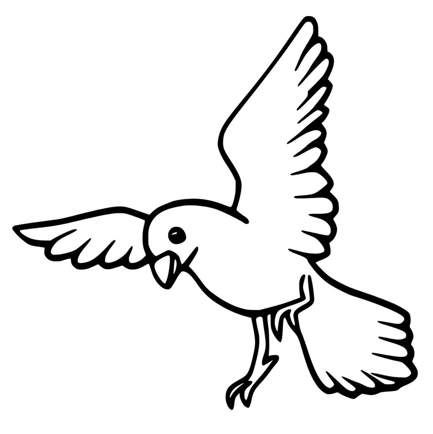 Zeichnen Tauben süß Vogel
