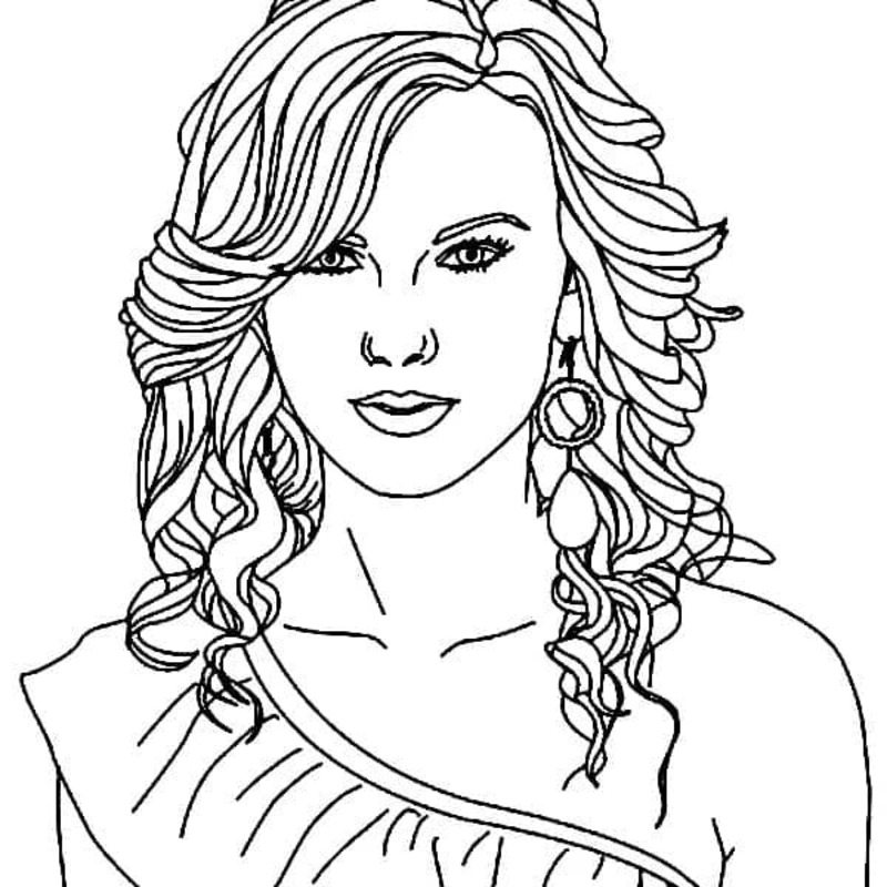 Zeichnen Taylor Swift Glamourös